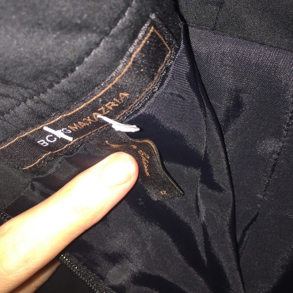 BCBGMaxAzria Black Pocket Straight Skirt - 12 - Picture 2 of 6